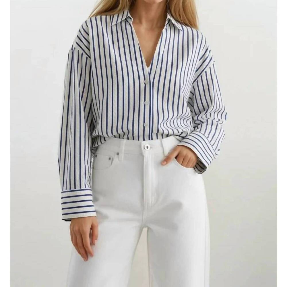 NEW YANA K fairchild top in striped